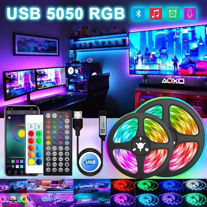 Smart RGB LED Strip Lights -USB Powered | Flexible & Customizable